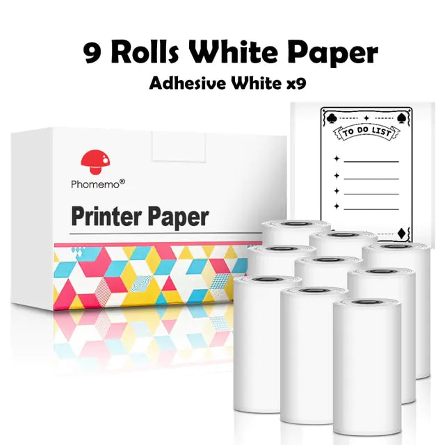 Phomemo Thermal Paper Sticker Rolls