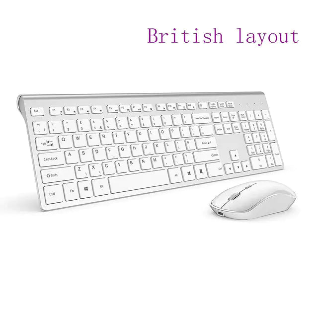 Rechargeable Wireless Keyboard And Mouse