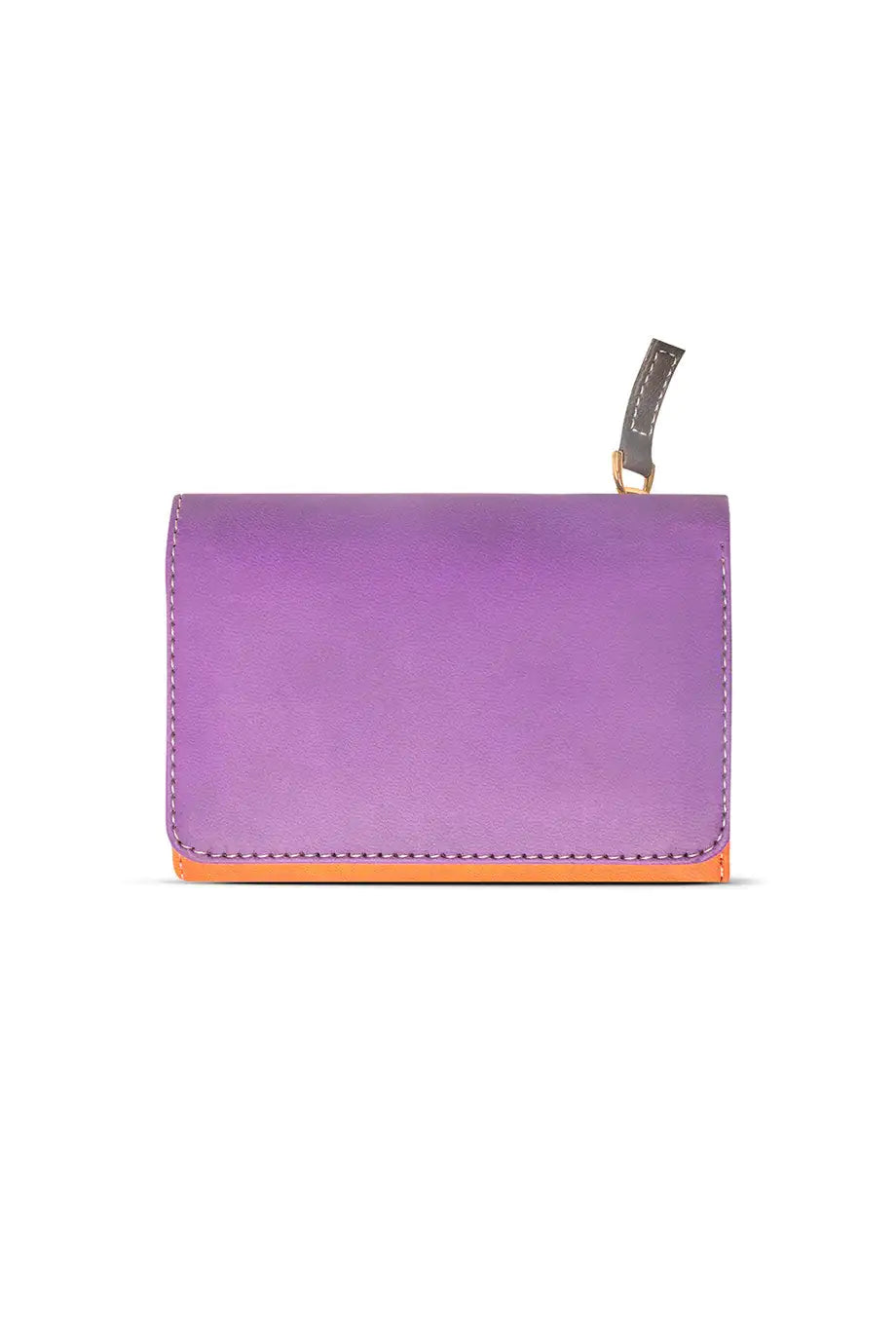 Case Look Women's Purple Coin Compartment Wallet Fiona 01