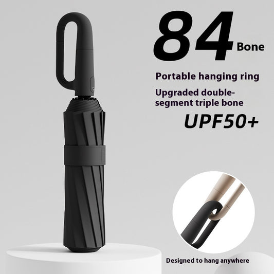 84 Bone Ring Buckle Umbrella Automatic Sun Shade UV