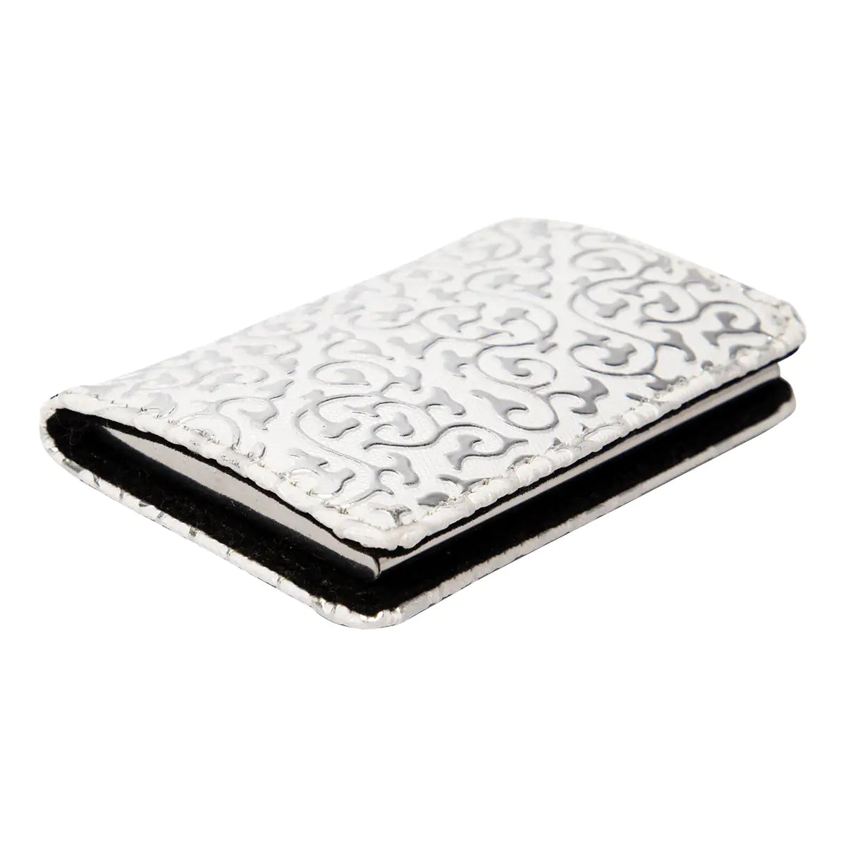 Biggdesign White Leather Cover Business Card Holder