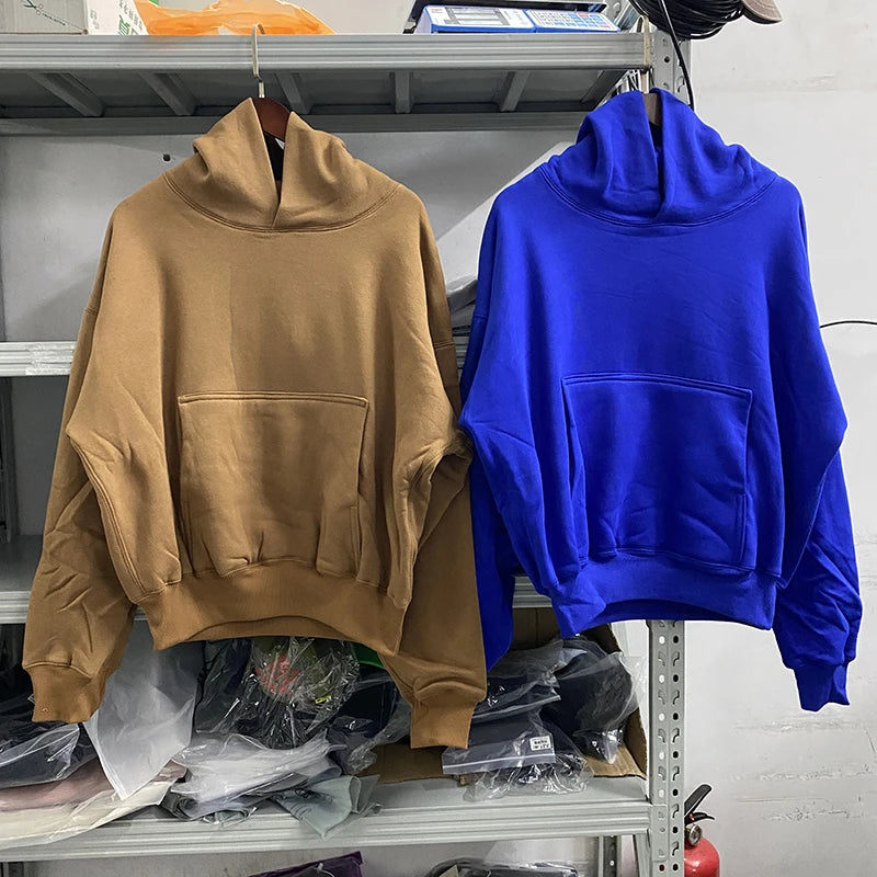 Heavy Fabric Double Layer Season 6 Hoodie Men Women 2023FW Kanye West Casual Oversize Pullovers Hooded