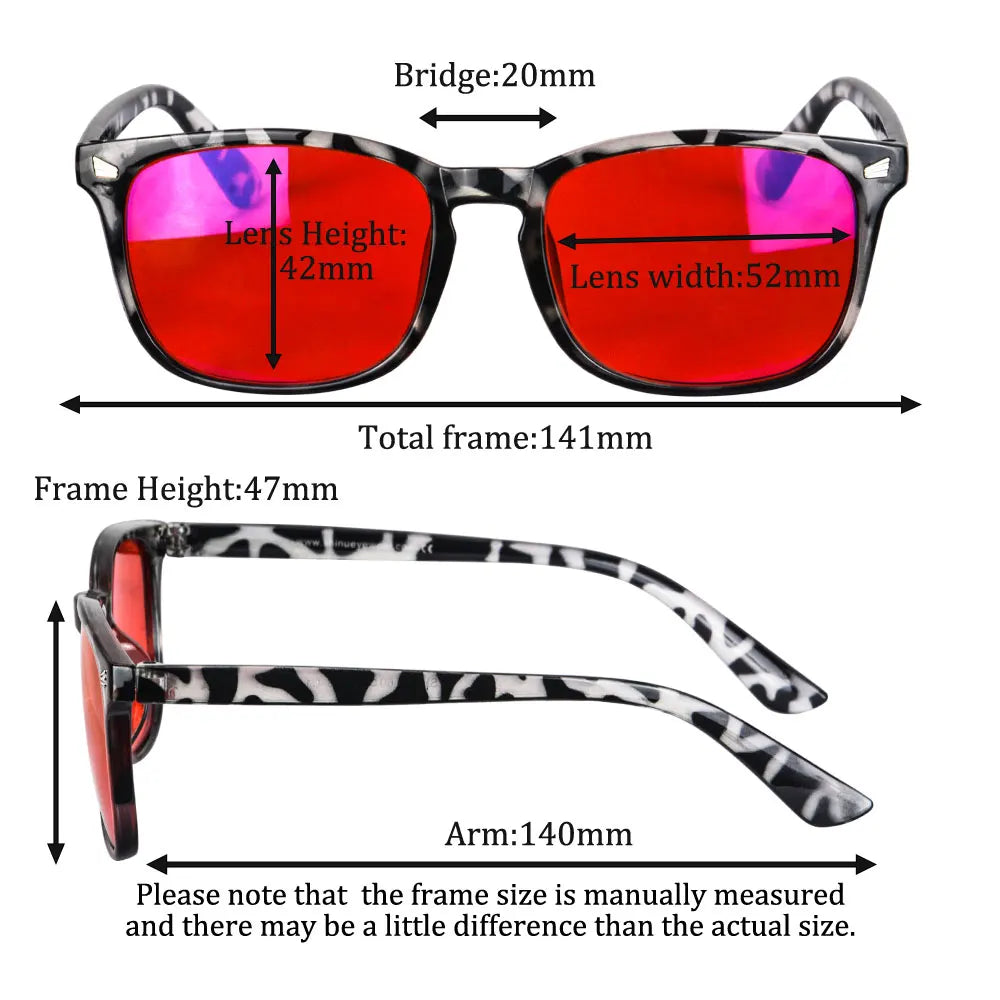 Blue and Green Wavelength Blocking Glasses Disruptive Light Blocking Glasses for Better Sleep Eliminate Eye Strain