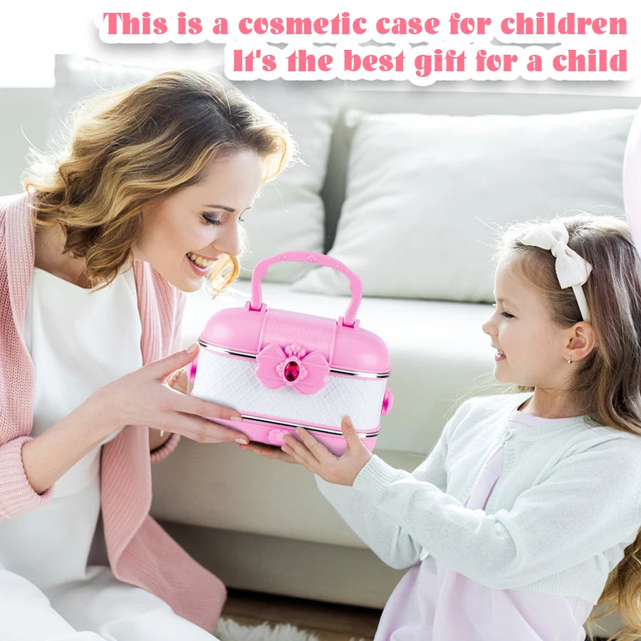 Kids Washable Makeup Girl Toys - Kids Makeup Kit for Girl, Real Make Up Set.