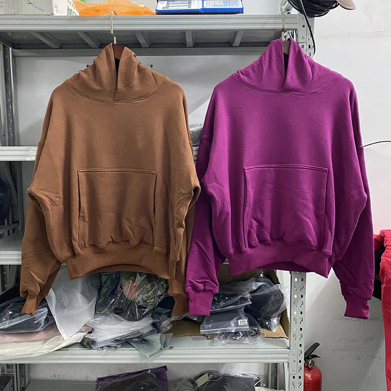 Heavy Fabric Double Layer Season 6 Hoodie Men Women 2023FW Kanye West Casual Oversize Pullovers Hooded