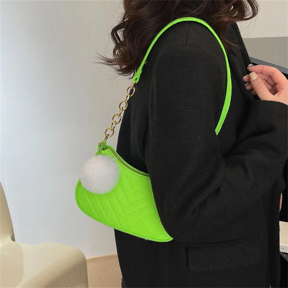 Fashion Simple Totes Bags For Women New Trendy Vintage Handbag Hot Sale Female Small Subaxillary Bags Casual Mini Shoulder Bag