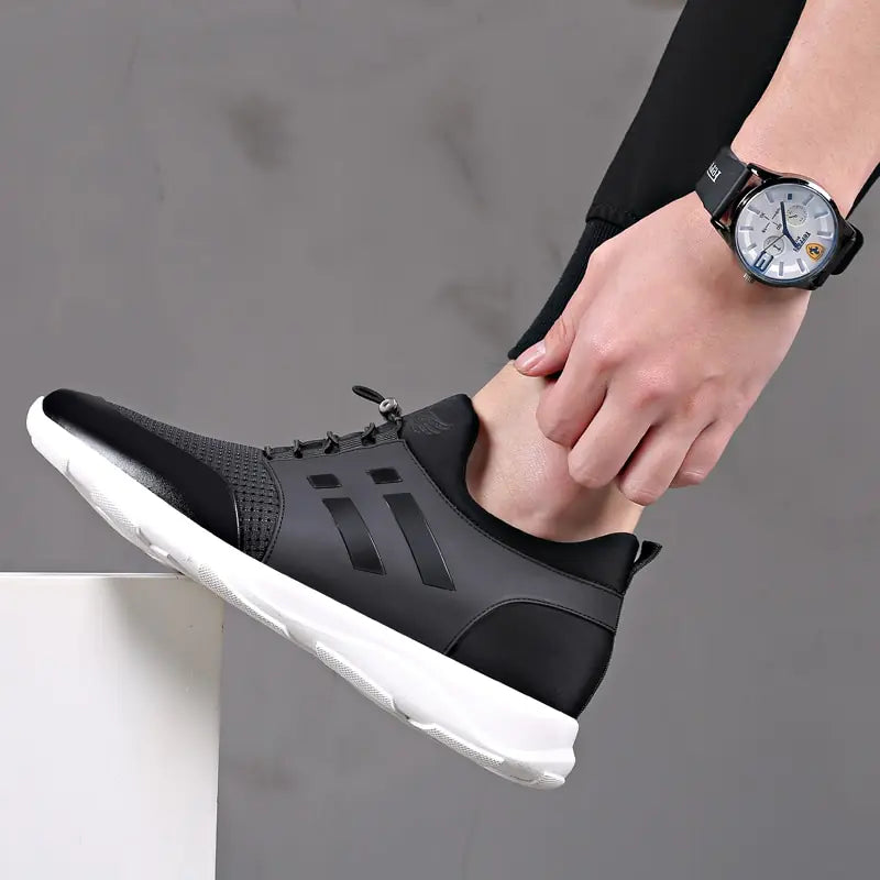 2022 Men Shoes Quality Lycra+ Cow Leather Shoes