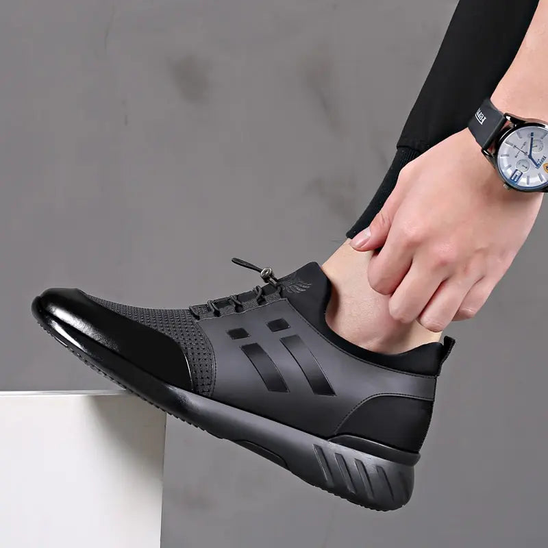 2022 Men Shoes Quality Lycra+ Cow Leather Shoes