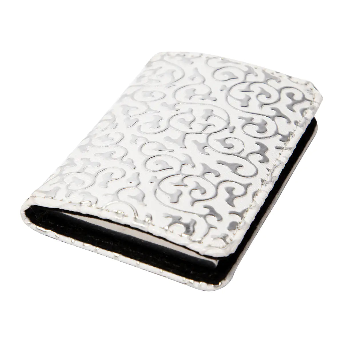 Biggdesign White Leather Cover Business Card Holder