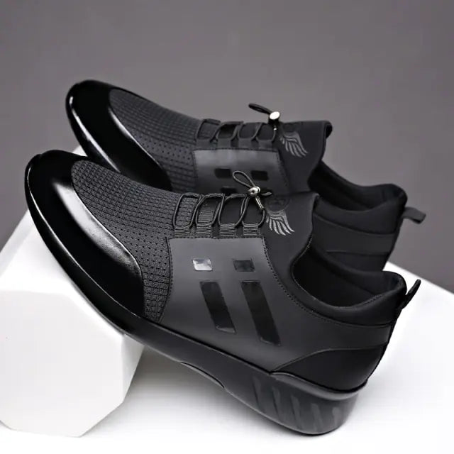 2022 Men Shoes Quality Lycra+ Cow Leather Shoes