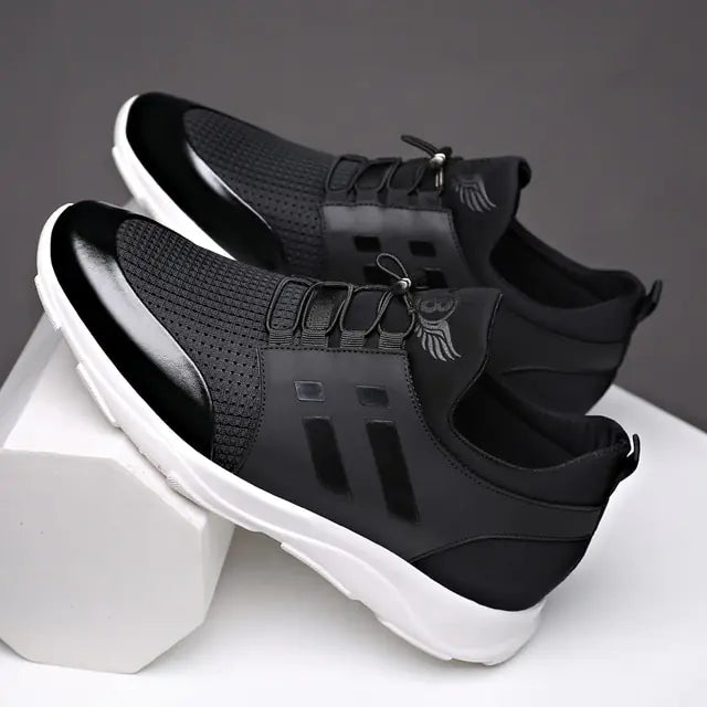 2022 Men Shoes Quality Lycra+ Cow Leather Shoes