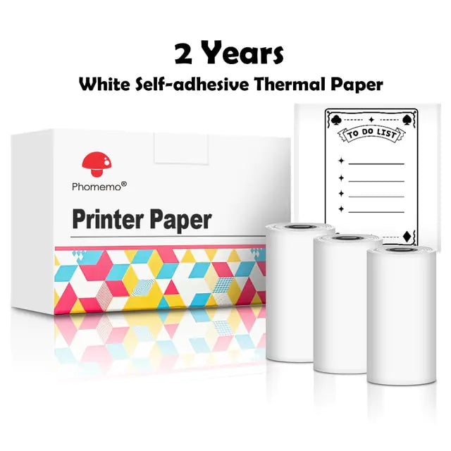 Phomemo Thermal Paper Sticker Rolls