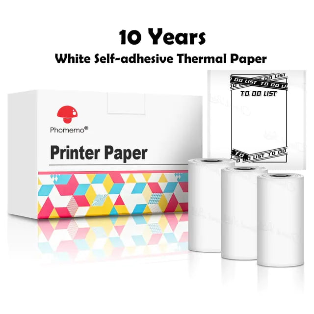 Phomemo Thermal Paper Sticker Rolls