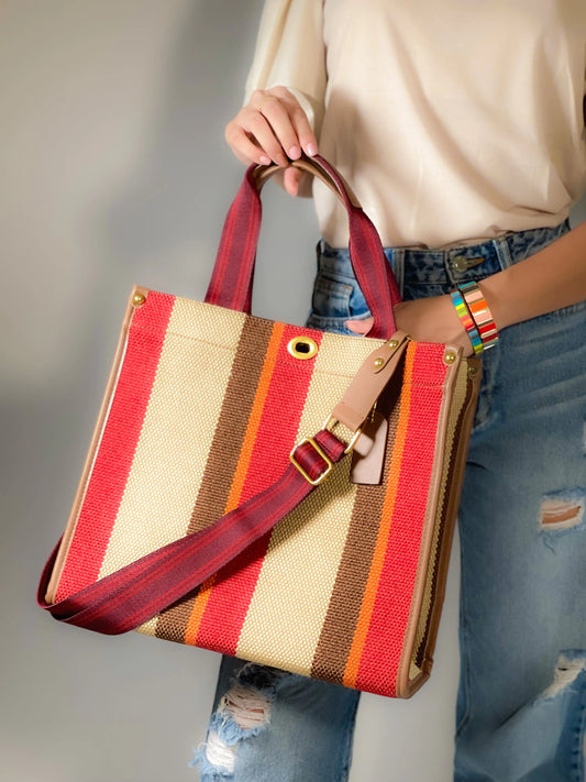 Stripe Tote